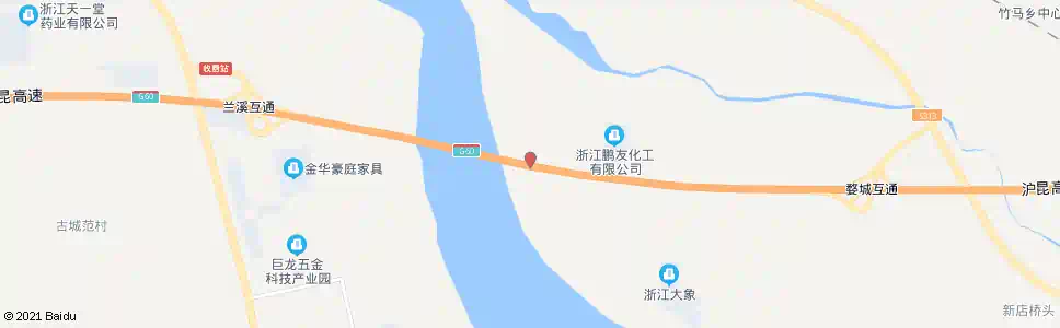 金华梅江大桥_公交站地图_金华公交_妙搜公交查询2025