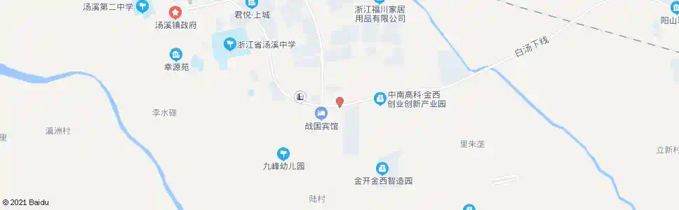 金华汤溪东_公交站地图_金华公交_妙搜公交查询2025