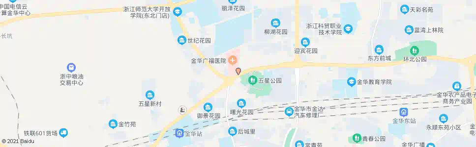 金华金华广福医院_公交站地图_金华公交_妙搜公交查询2025