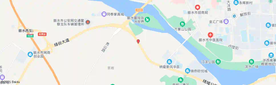 丽水桐岭亭(环城南路)_公交站地图_丽水公交_妙搜公交查询2025