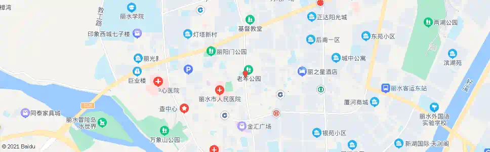 丽水老年公园_公交站地图_丽水公交_妙搜公交查询2025