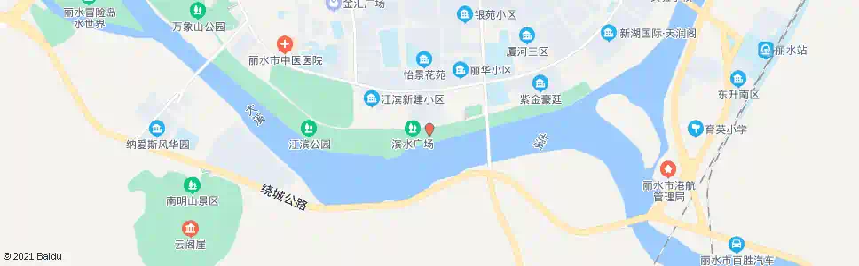 丽水滨水公园(青少年宫)_公交站地图_丽水公交_妙搜公交查询2025