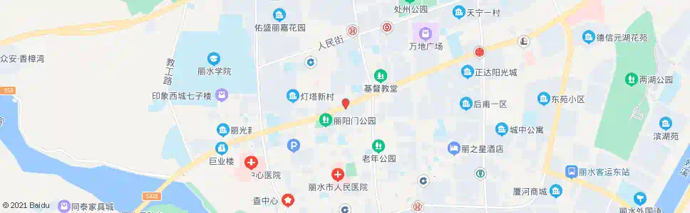丽水中国人保财险_公交站地图_丽水公交_妙搜公交查询2025