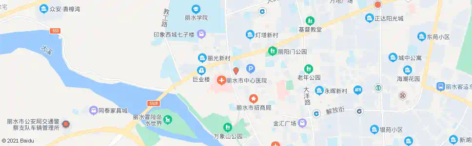 丽水绿洲眼镜平价店(中心医院)_公交站地图_丽水公交_妙搜公交查询2025