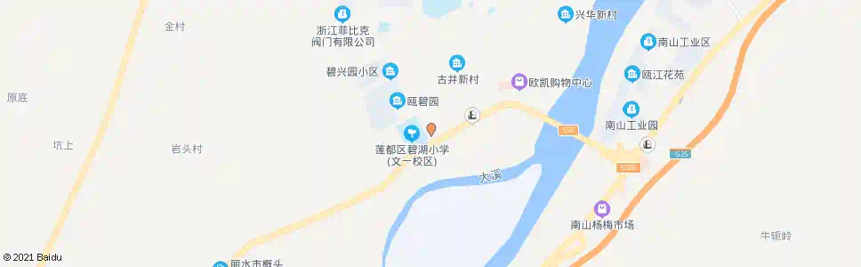 丽水南苑小区_公交站地图_丽水公交_妙搜公交查询2025