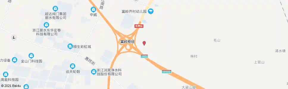 丽水富岭街道办事处_公交站地图_丽水公交_妙搜公交查询2025