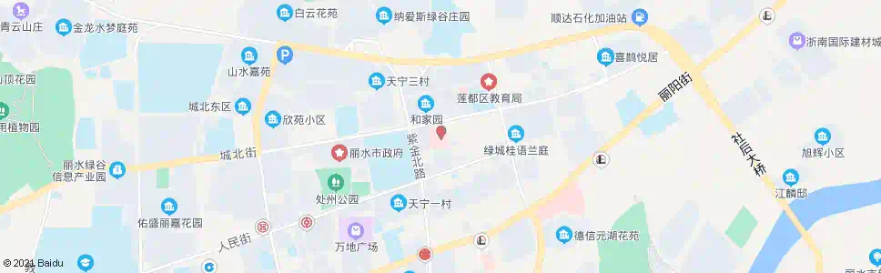 丽水市妇幼保健院北_公交站地图_丽水公交_妙搜公交查询2025