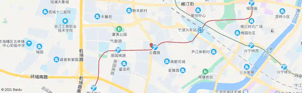 宁波宁兴小区_公交站地图_宁波公交_妙搜公交查询2025