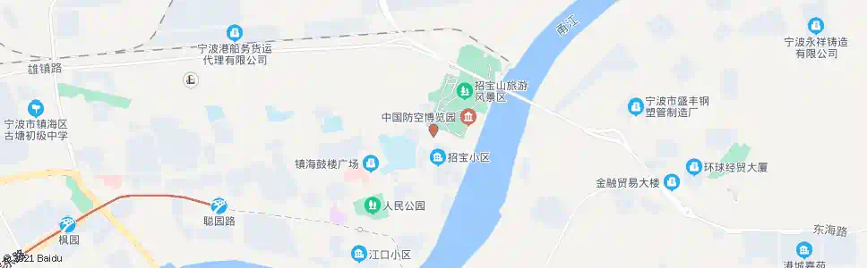 宁波招宝山_公交站地图_宁波公交_妙搜公交查询2025