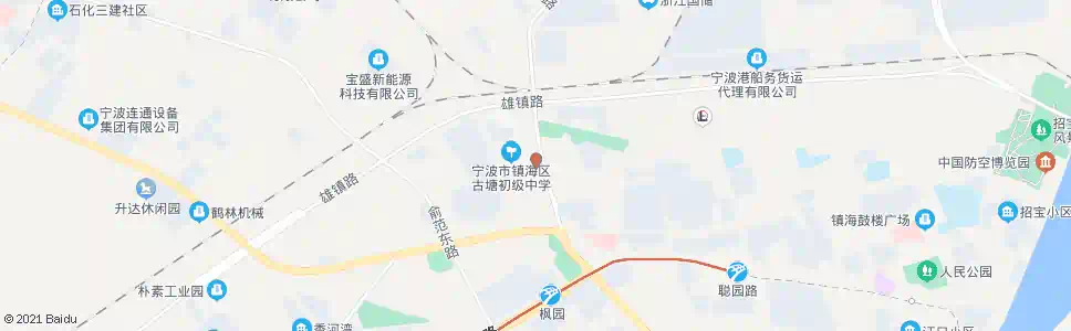 宁波招宝山派出所_公交站地图_宁波公交_妙搜公交查询2025