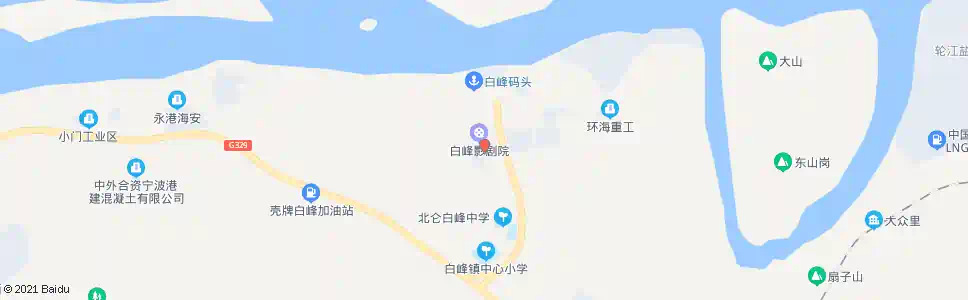 宁波白峰镇镇政府_公交站地图_宁波公交_妙搜公交查询2025