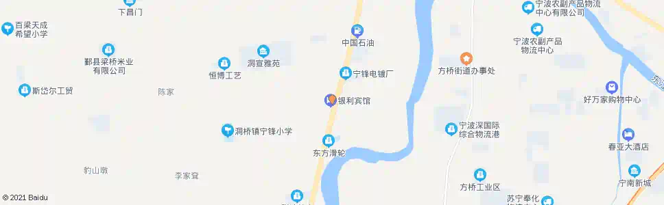 宁波宁峰分理处_公交站地图_宁波公交_妙搜公交查询2025
