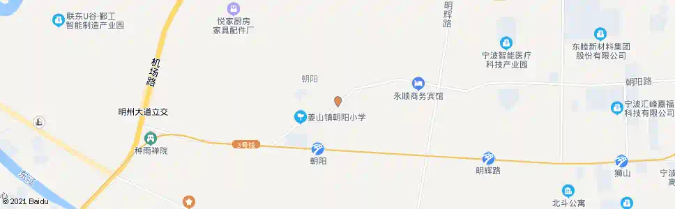 宁波朝阳顾家_公交站地图_宁波公交_妙搜公交查询2025