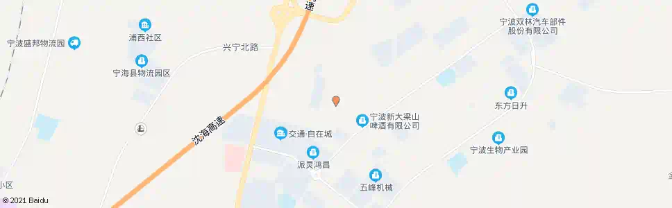 宁波大梁山公司_公交站地图_宁波公交_妙搜公交查询2025