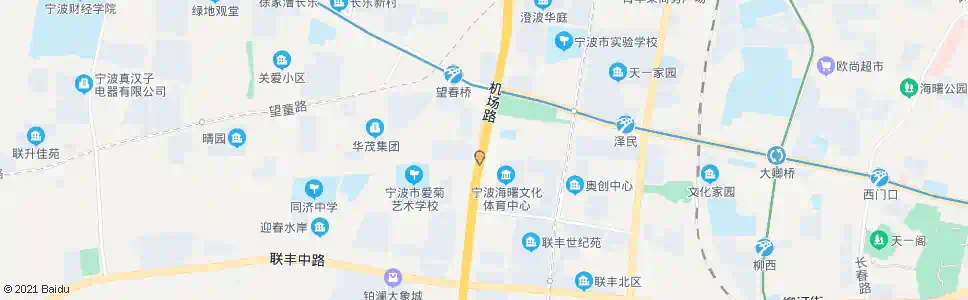 宁波机场路沁园街口_公交站地图_宁波公交_妙搜公交查询2025