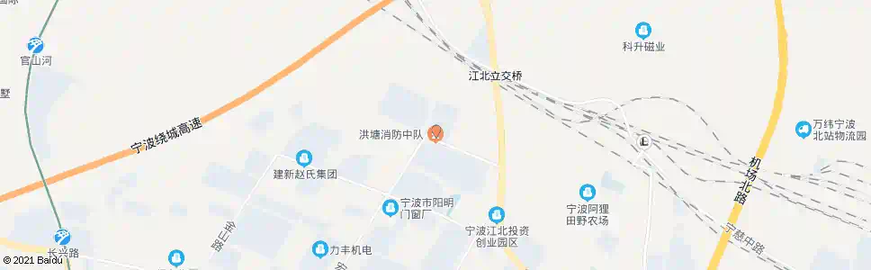 宁波洪塘变电所_公交站地图_宁波公交_妙搜公交查询2025