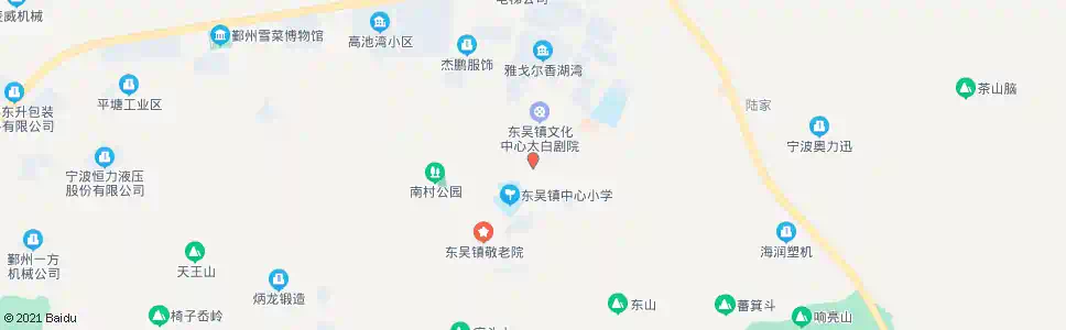 宁波东吴小学_公交站地图_宁波公交_妙搜公交查询2025