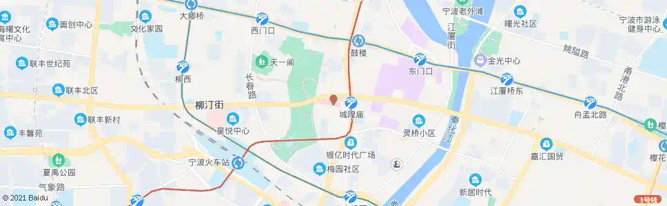 宁波第一医院_公交站地图_宁波公交_妙搜公交查询2025