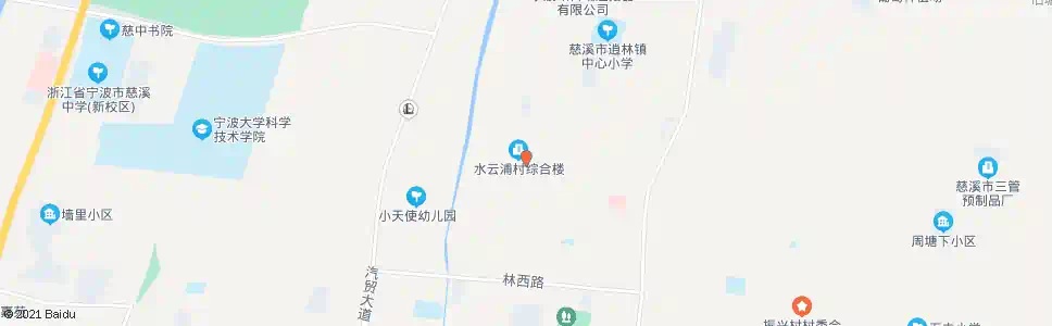 宁波水云浦村_公交站地图_宁波公交_妙搜公交查询2025