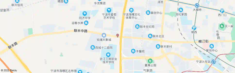 宁波联丰村_公交站地图_宁波公交_妙搜公交查询2025