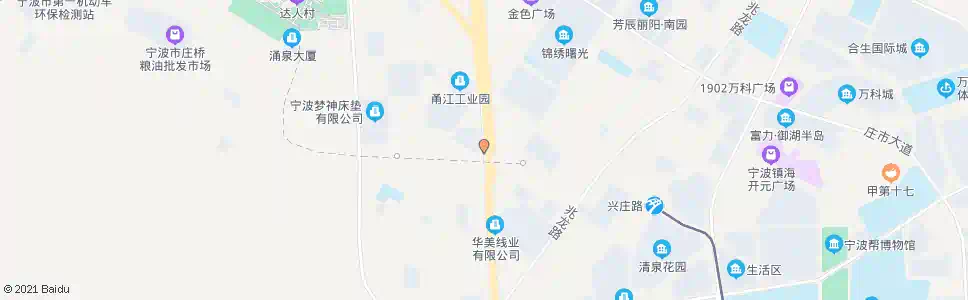 宁波工一路_公交站地图_宁波公交_妙搜公交查询2025