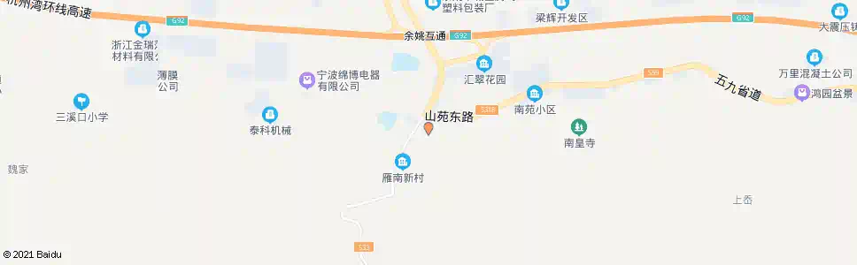 宁波梁辉老年中心_公交站地图_宁波公交_妙搜公交查询2025