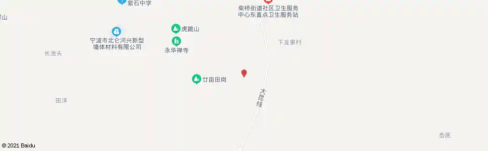 宁波上龙泉村口_公交站地图_宁波公交_妙搜公交查询2025