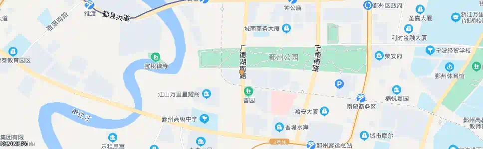 宁波广德湖南路日丽西路口_公交站地图_宁波公交_妙搜公交查询2025