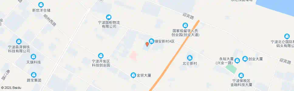 宁波松花江中学_公交站地图_宁波公交_妙搜公交查询2025