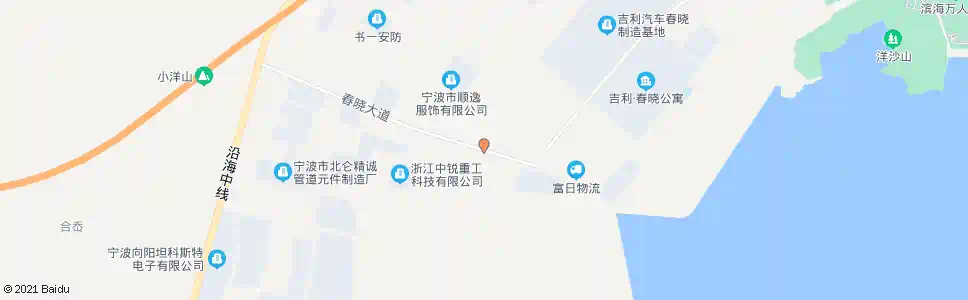 宁波春晓大道听海路口_公交站地图_宁波公交_妙搜公交查询2025