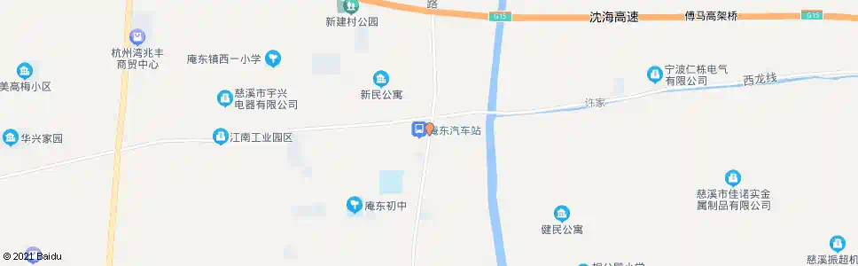 宁波庵东汽车站八塘_公交站地图_宁波公交_妙搜公交查询2025