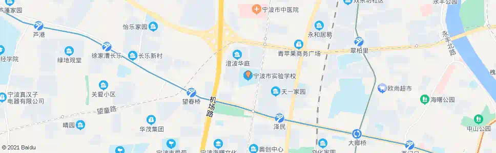 宁波宁波市实验学校_公交站地图_宁波公交_妙搜公交查询2025