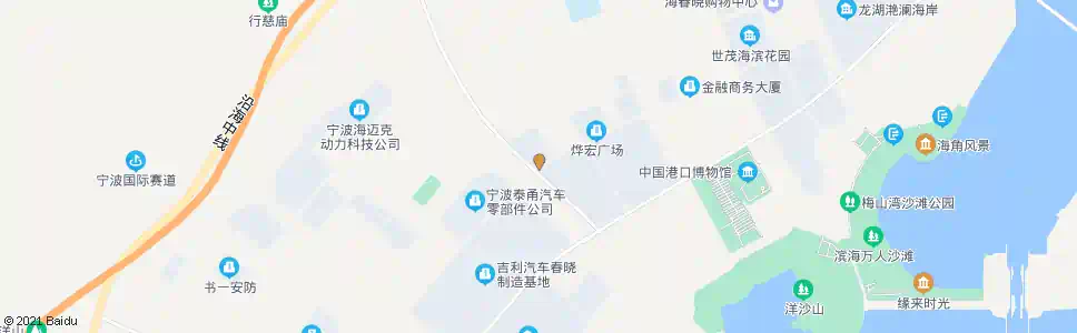 宁波听海路_公交站地图_宁波公交_妙搜公交查询2025