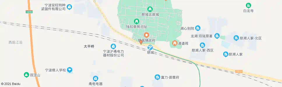 宁波慈城南门_公交站地图_宁波公交_妙搜公交查询2025