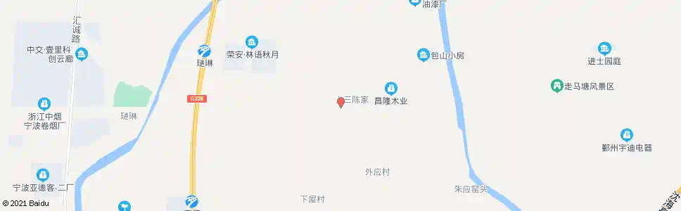 宁波上三村_公交站地图_宁波公交_妙搜公交查询2025