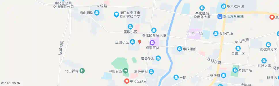 宁波庄山菜场_公交站地图_宁波公交_妙搜公交查询2025