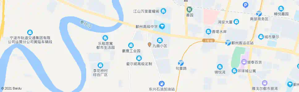 宁波九曲社区_公交站地图_宁波公交_妙搜公交查询2025