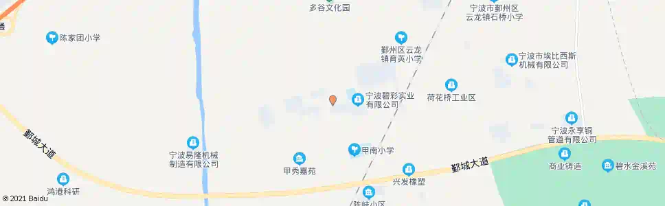 宁波甲村农贸市场_公交站地图_宁波公交_妙搜公交查询2025