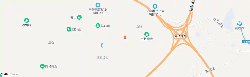 宁波山下庄庙跟_公交站地图_宁波公交_妙搜公交查询2025