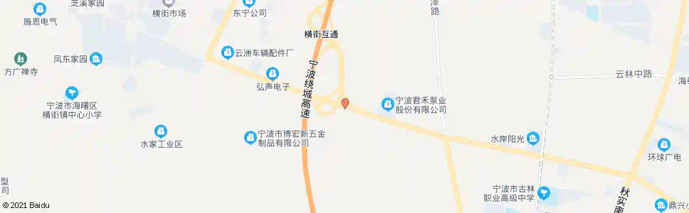 宁波朱都墩_公交站地图_宁波公交_妙搜公交查询2025