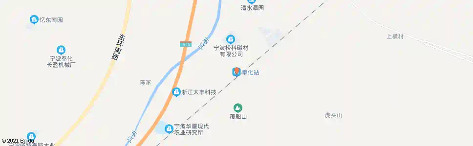 宁波横路(奉化)_公交站地图_宁波公交_妙搜公交查询2025