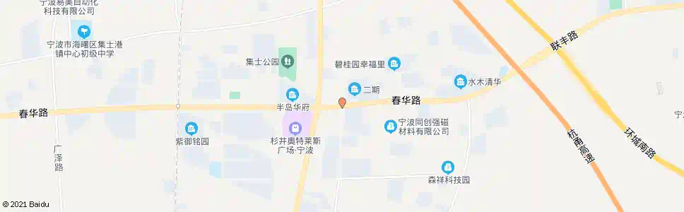 宁波集士港杨家_公交站地图_宁波公交_妙搜公交查询2025