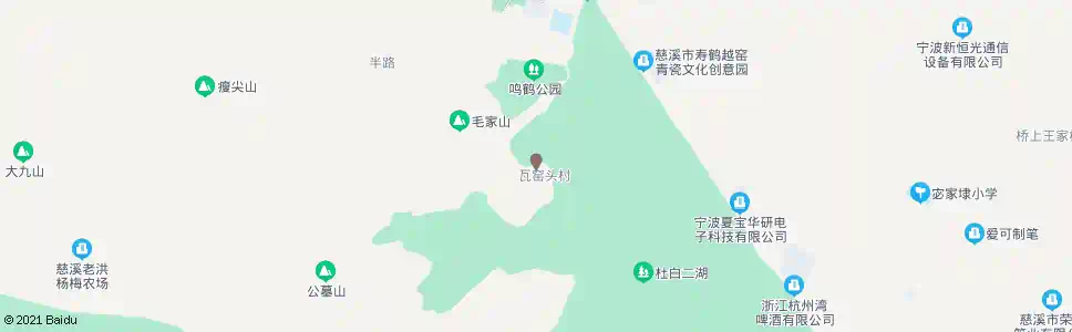 宁波瓦窑头_公交站地图_宁波公交_妙搜公交查询2025