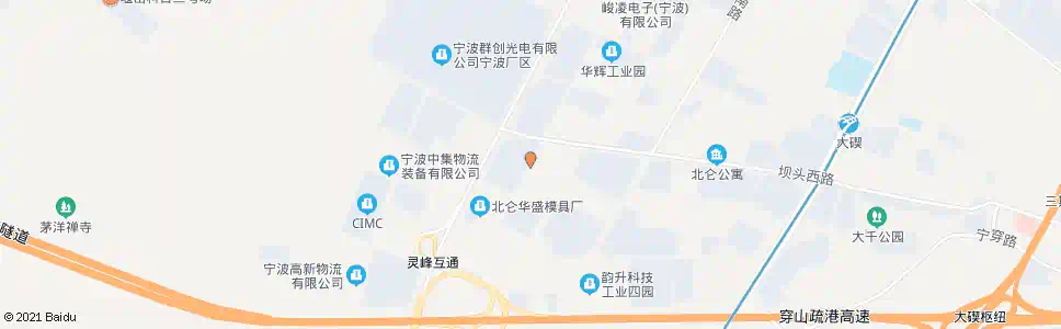 宁波沿山河路坝头路口_公交站地图_宁波公交_妙搜公交查询2025
