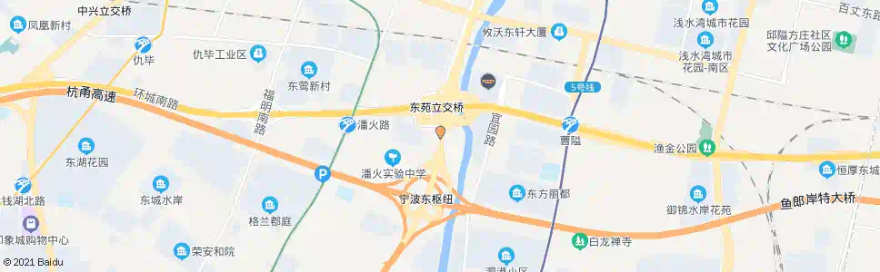 宁波肖东立交桥_公交站地图_宁波公交_妙搜公交查询2025