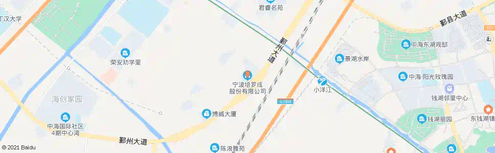 宁波培罗成集团_公交站地图_宁波公交_妙搜公交查询2025