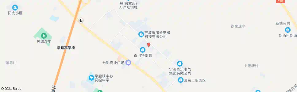 宁波掌起大街_公交站地图_宁波公交_妙搜公交查询2025