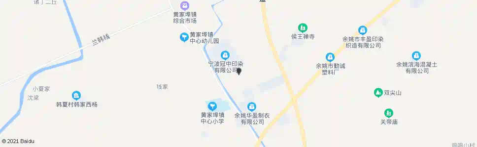 宁波黄家埠工业区_公交站地图_宁波公交_妙搜公交查询2025