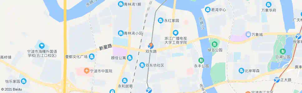 宁波双东路_公交站地图_宁波公交_妙搜公交查询2025