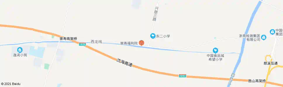 宁波崇寿福利院_公交站地图_宁波公交_妙搜公交查询2025